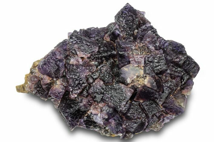 Dark Purple Fluorite Crystal Cluster - Cave-in-Rock, Illinois #322803